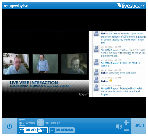 VSEE Interaction screenshot