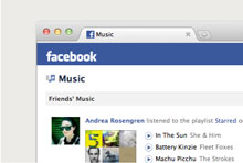 Facebook user homepage for MAC