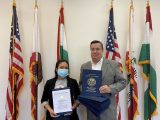 Homeland Security Students Recognized by County Supervisor